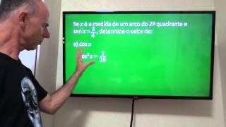 Aula 2 Exercicio Relação fundamental da Trigonometria [upl. by Arihaz]