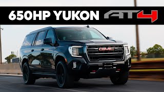 Supercharged GMC YUKON AT4  650 HP RuggedLuxury FullSize SUV Review [upl. by Attenborough]