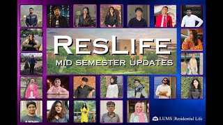 LUMS Residential Life MidSemester Update Video Newsletter ft Dr Adnan Arooj Tajjamul amp Team [upl. by Drofliw]