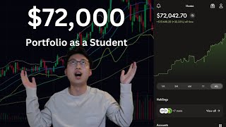 My 72000 Student Portfolio  Wealthsimple Trade Dividend amp ETF Investing [upl. by Sandry]