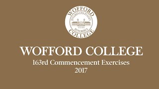 Wofford College Commencement 2017 [upl. by Pearlman484]