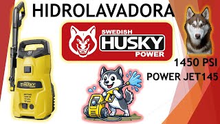 Hidrolavadora HUSKY Power Jet145  Reseña y modo de Uso [upl. by Nnayrrehs323]