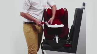 Rear facing car seat CYBEX Sirona Installation video [upl. by Naresh]