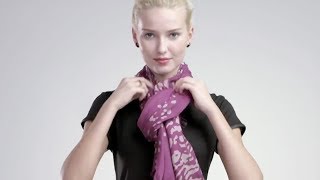 How to Tie a Scarf 4 Scarves 16 Ways [upl. by Norehc152]