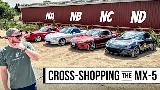 Cross shopping Miatas Which generation is best [upl. by Ashlan311]