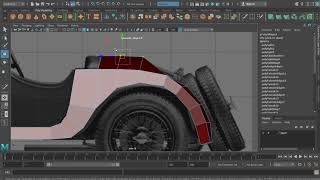 Vintage Car Modelling tutorial in Maya Part01 [upl. by Damick]