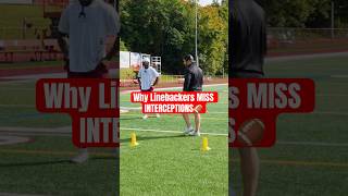 Why Linebackers MISS INTERCEPTIONS❌👀 football viral [upl. by Neiviv825]