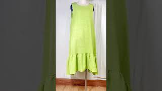 diy summer dress dress sewingtutorial sewveryeasy dressmaking howtosew dresses summerdresses [upl. by Owen]