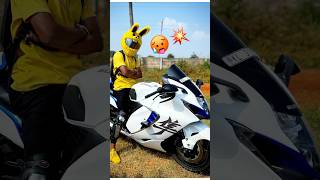 Hayabusa 🥵💥🚀……bunnyhelmet superbikes bikelover [upl. by Tennies]