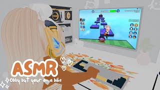 ROBLOX ASMR 🚴‍♀️ Obby but your on a bike but its keyboard ASMR [upl. by Sarena]