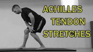 THE COMPLETE STRETCHING VIDEO GUIDE  ACHILLES TENDON STRETCHES [upl. by Assilav588]