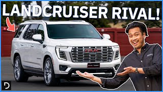 Is The 2025 GMC Yukon Denali Better Than The Toyota Landcruiser  Drivecomau [upl. by Nodnorb760]