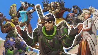 Overwatch  Genjis Quintuple Supports [upl. by Anuaik]