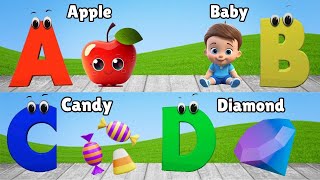 Phonics Song for Toddlers  Phonics Sounds of Alphabet A to Z  ABC Phonic Rhyme  Abcd [upl. by Elamrej]