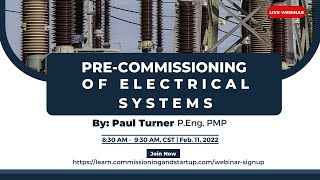 PreCommissioning of Electrical Systems [upl. by Direj317]