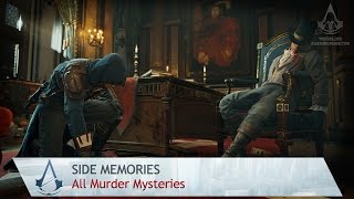 Assassins Creed Unity  Side Memories  All Murder Mysteries Location amp Culprit [upl. by Aztilem265]