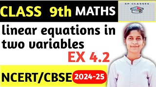 Linear Equations In Two Variables class 9 exercise 42 with very easy and detailed solution [upl. by Hartzel]