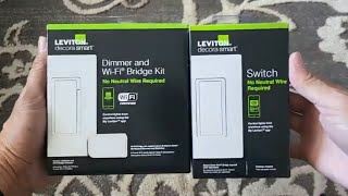 Leviton Smart Dimmer and Switch No Neutral Require [upl. by Teillo]