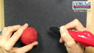 addiQuick Needle Felting Tool Demo [upl. by Leahcimed]