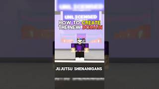 New domain in jujutsushenanigans viralshort jujutsukaisen roblox jjk jjs gojo [upl. by Dustman843]