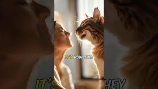 Cats Headbutts The Feline LOVE Sign 😻 catlover cats [upl. by Madi]