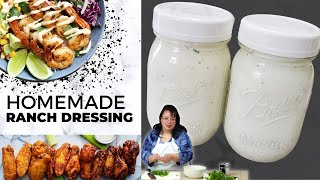 Homemade Ranch Dressing Recipe [upl. by Adialeda]