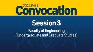 2024 Fall Convocation  Session 3 [upl. by Allicsirp]