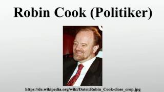 Robin Cook Politiker [upl. by Stempson]