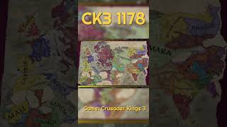 Crusader Kings 3 1178 timelapse [upl. by Ttegirb]