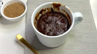 1 Minute Chocolate Brownie in Microwave Improved  MUG BROWNIE 88 [upl. by Ekoorb]