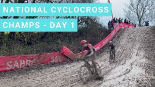 British National Cyclocross Championships 2022  Saturday Races [upl. by Ennagroeg]