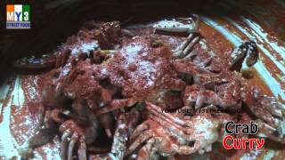 CRAB CURRY  Rajahmundry Street Foods  ANDHRA STREET FOOD street food [upl. by Swinton661]