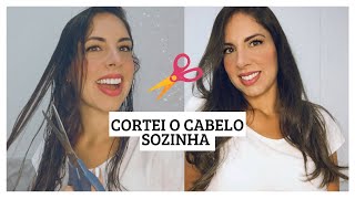 Cortei o cabelo repicado ✂️  Agora só corto assim [upl. by Ohploda588]