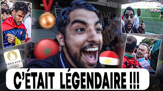 Les Coulisses dun match LÉGENDAIRE   Vlog Maroc 6 vs 0 Egypte JO foot Paris 2024 [upl. by Ulla538]