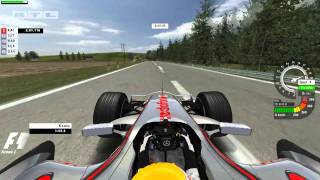 rFactor F1 2007 old Sachsenring [upl. by Appel]