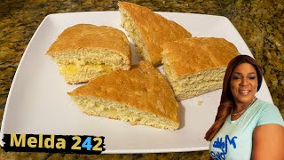 HOW TO MAKE BAHAMIAN JOHNNY CAKE  BAHAMIAN COOKING [upl. by Elonore]