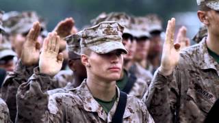 Marines Recite the Oath of Enlistment [upl. by Kus]