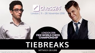 Analyse der Tiebreaks – SchachWM 2018 – Carlsen  Caruana [upl. by Photina]