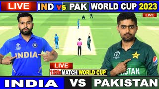 Live IND Vs PAK ICC Cricket World Cup  Live Match Centre  India Vs Pakistan  1st Innings [upl. by Sanborne]