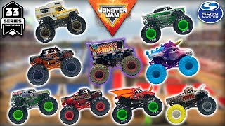 SPIN MASTER MONSTER JAM SERIES 33  164 SCALE [upl. by Ynnus]