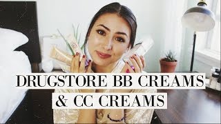 Drugstore BB Creams amp CC Creams  Review amp Comparisons [upl. by Keily]