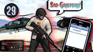 DESTROYING Group Of Griefer’s On My LVL 20 ACC‼️GTA5 ONLINE [upl. by Iegres]