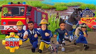 Fireman Sam Season 13 Adventures 🔥 Full Episode Marathon  1 hour compilation  Kids Movie [upl. by Yetty]