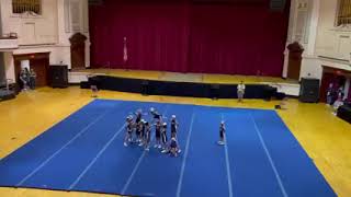 2021 Bulldogs cheerleading comp U8 [upl. by Glanville169]