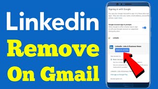 How to Linkedin Remove on Gmail  Delete Linkedin on Google  Un link Linkedin [upl. by Hpseoj]