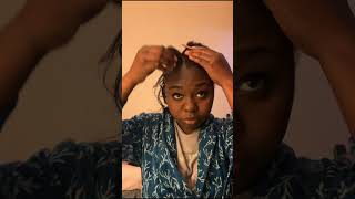 Crochet Faux Locs install locstyles fauxlocstutorial afrohair [upl. by Akema]