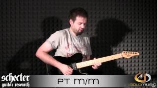 SCHECTER PT MM BLK DEMO BY TOMMASO MACELLONI [upl. by Ute]