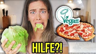 Als FLEISCHESSER 1 Woche VEGAN essen… Experiment Mukbang Food Diary [upl. by Eedissac]