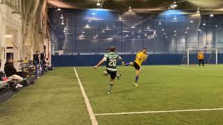 SLC indoor soccer men’s Thursday division 1 2024 Sporting fc massive 20 win vs FC TFT From March 14 [upl. by Georgette]