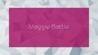 Maggie Battle  appearance [upl. by Renell]